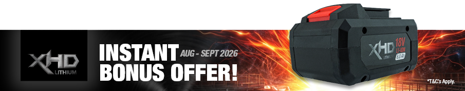 XHD Lithium 8Ah Starter Kit FREE Bare Tool Aug - Sep 2026